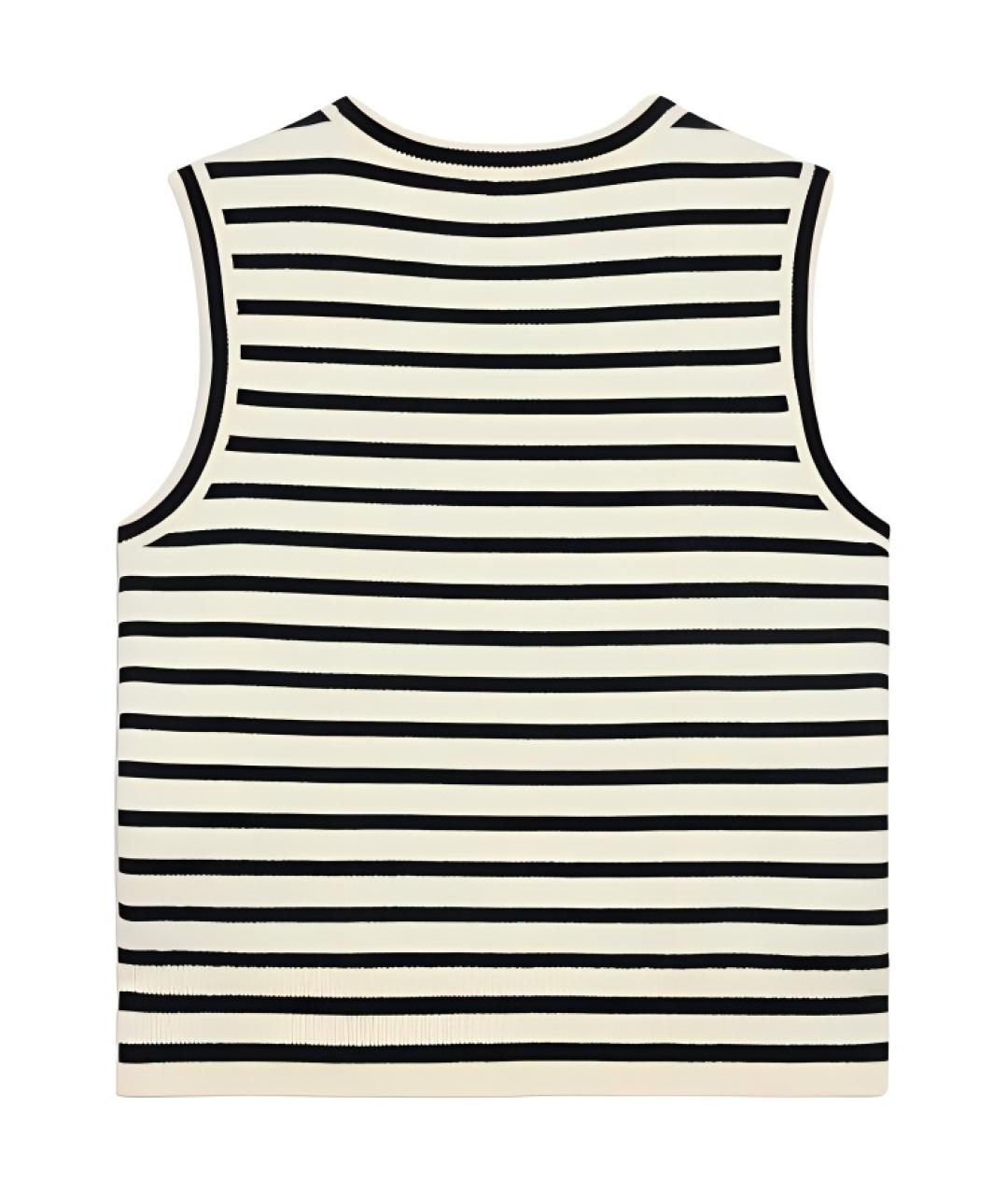 CELINE Черная хлопковая майка, фото 2