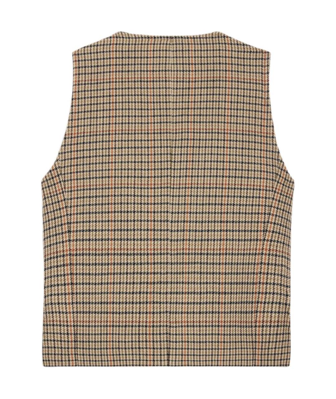 CELINE Мульти шерстяной жилет, фото 2