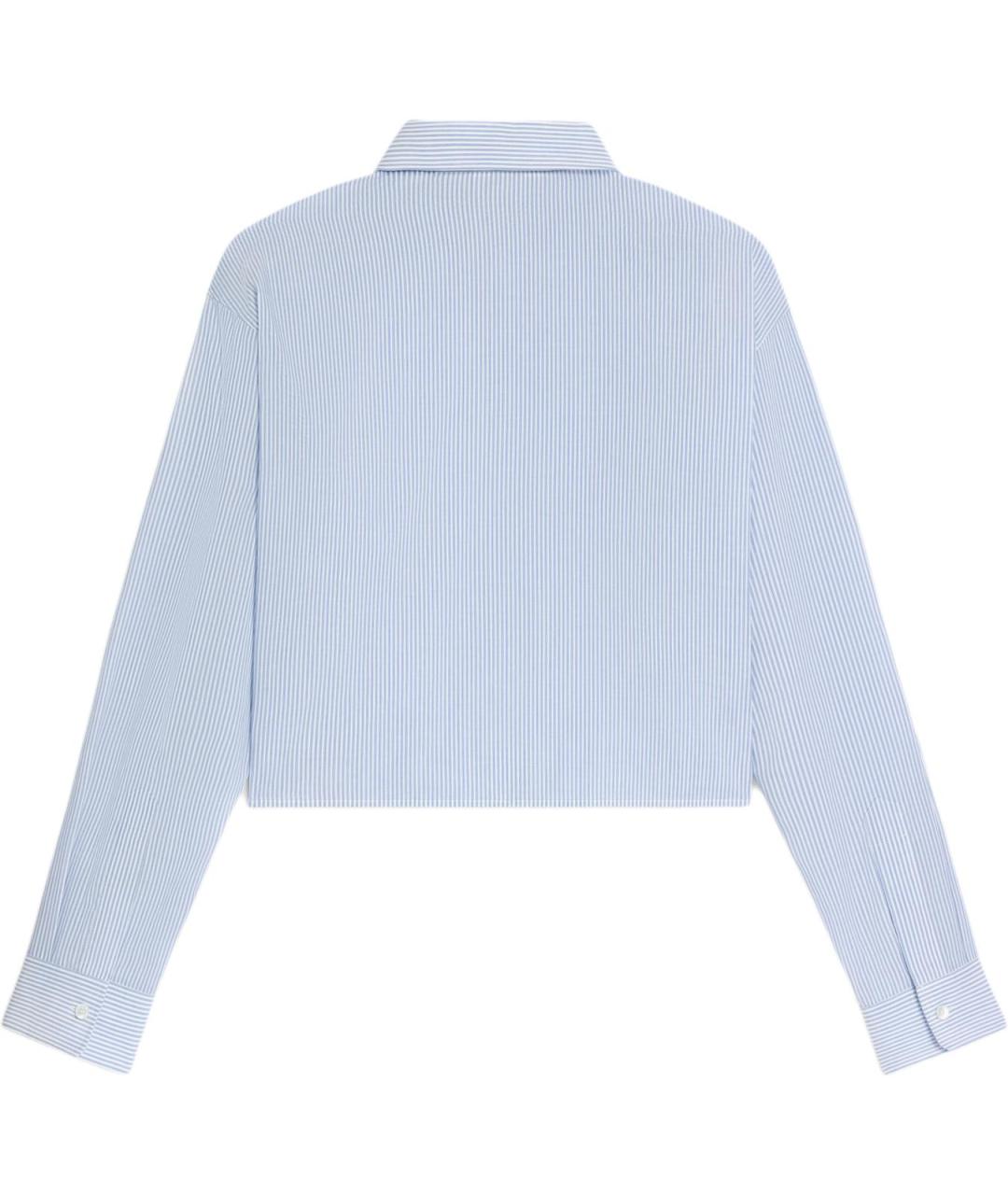 CELINE Голубая хлопковая рубашка, фото 2