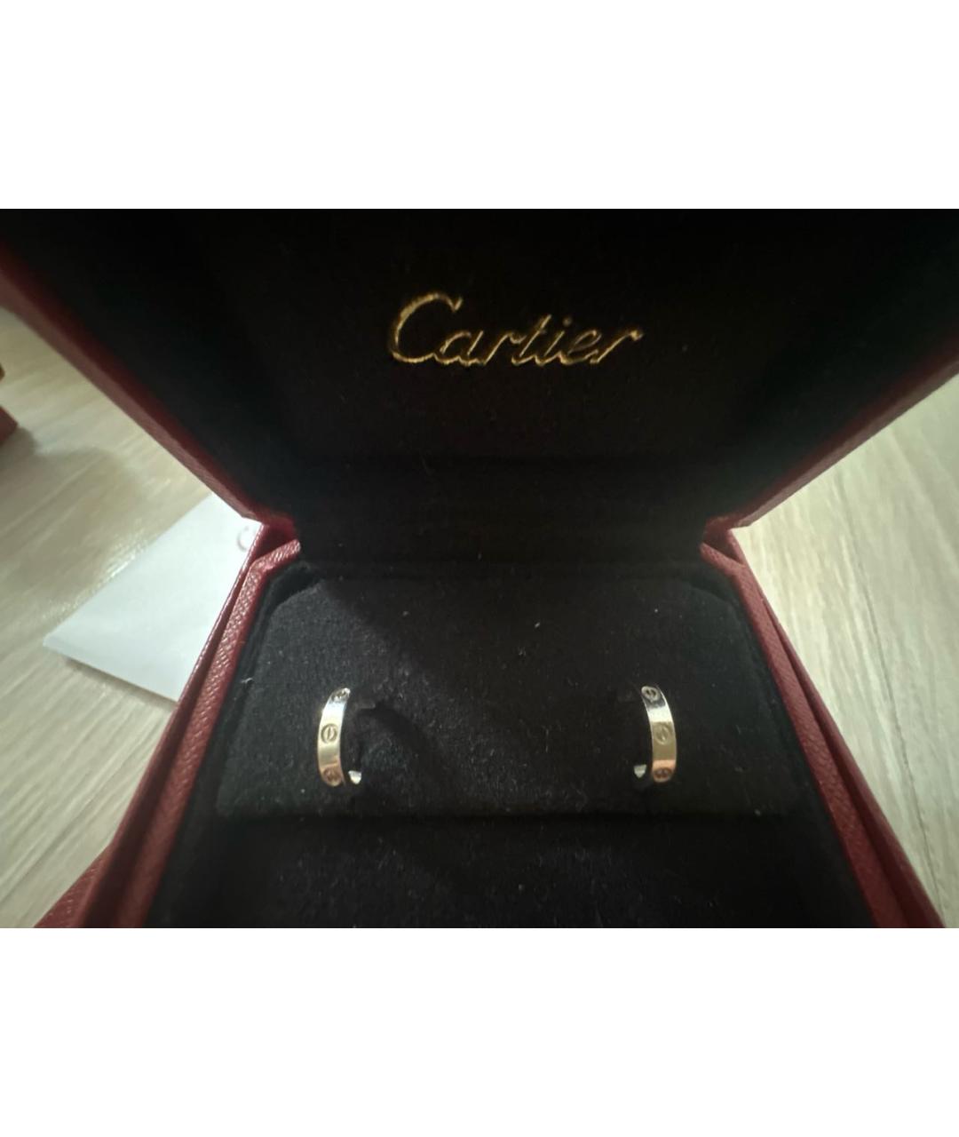CARTIER Серебряные серьги из белого золота, фото 4