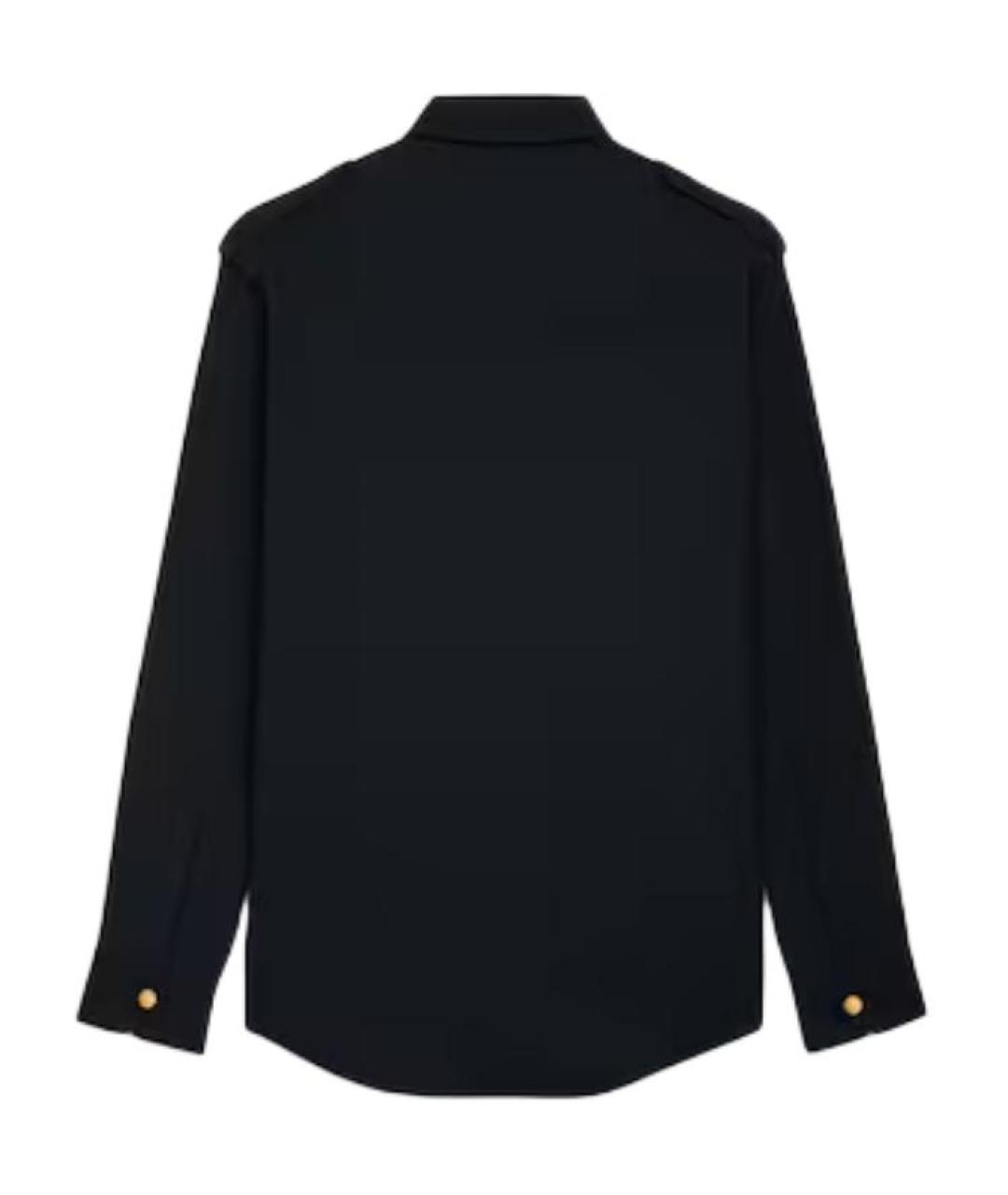 CELINE Темно-синяя хлопковая классическая рубашка, фото 2