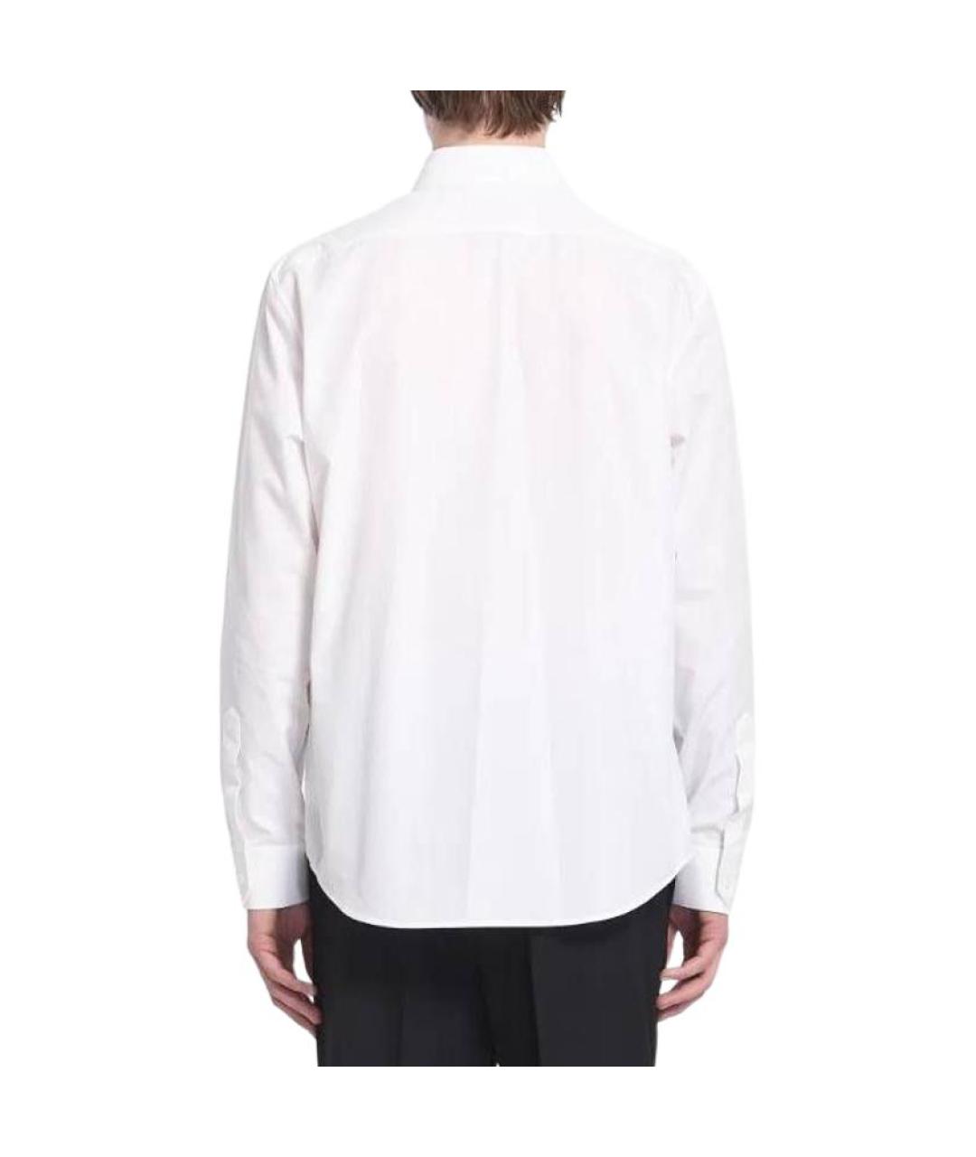 CELINE Белая хлопковая классическая рубашка, фото 4