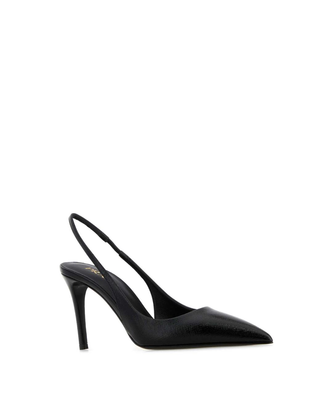 PRADA Черные кожаные туфли, фото 2