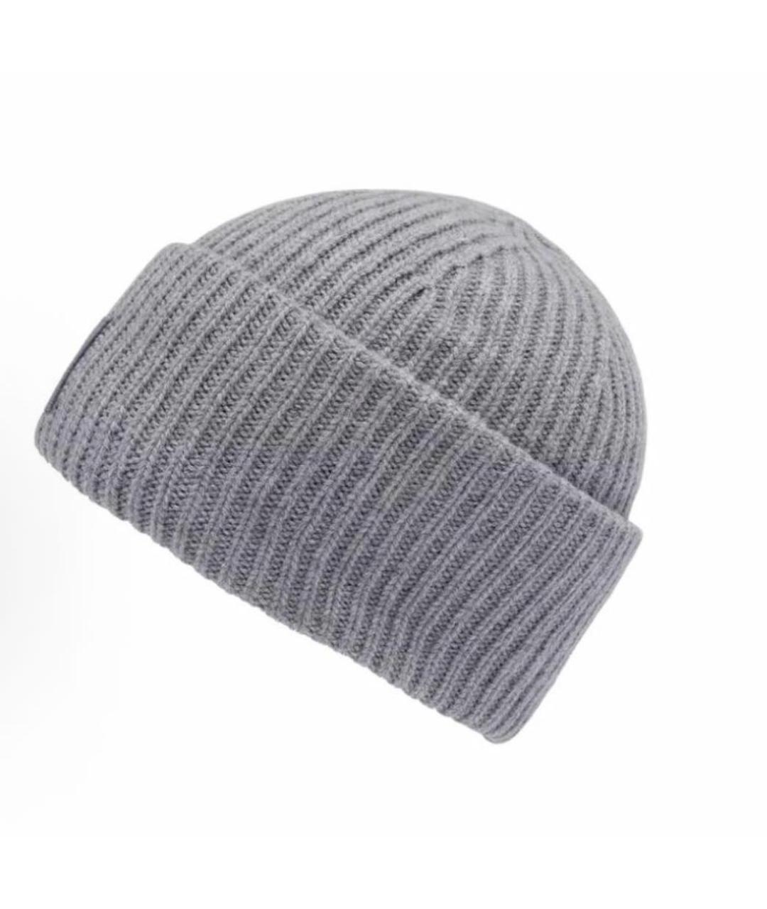 ACNE STUDIOS Серая шерстяная шапка, фото 3