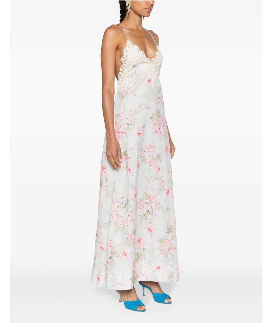 ZIMMERMANN Голубой льняной сарафан, фото 3