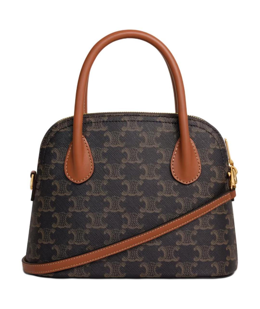 CELINE Коричневая сумка через плечо, фото 4