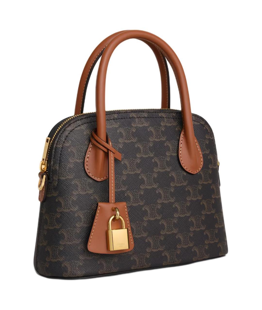 CELINE Коричневая сумка через плечо, фото 3