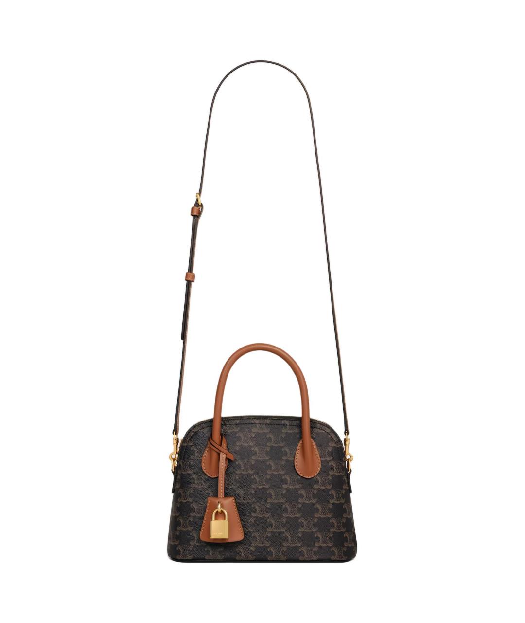 CELINE Коричневая сумка через плечо, фото 2