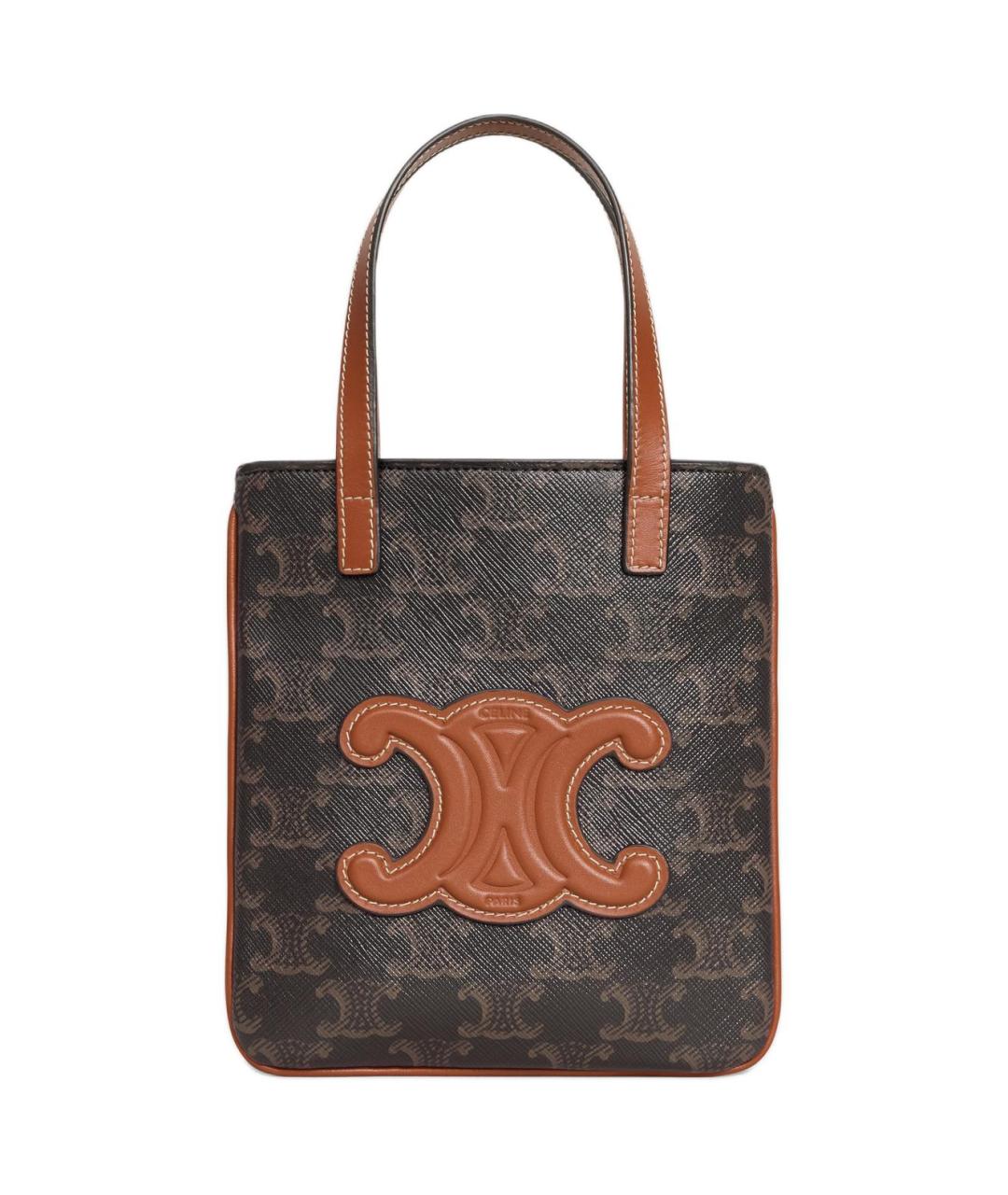 CELINE Коричневая сумка через плечо, фото 1