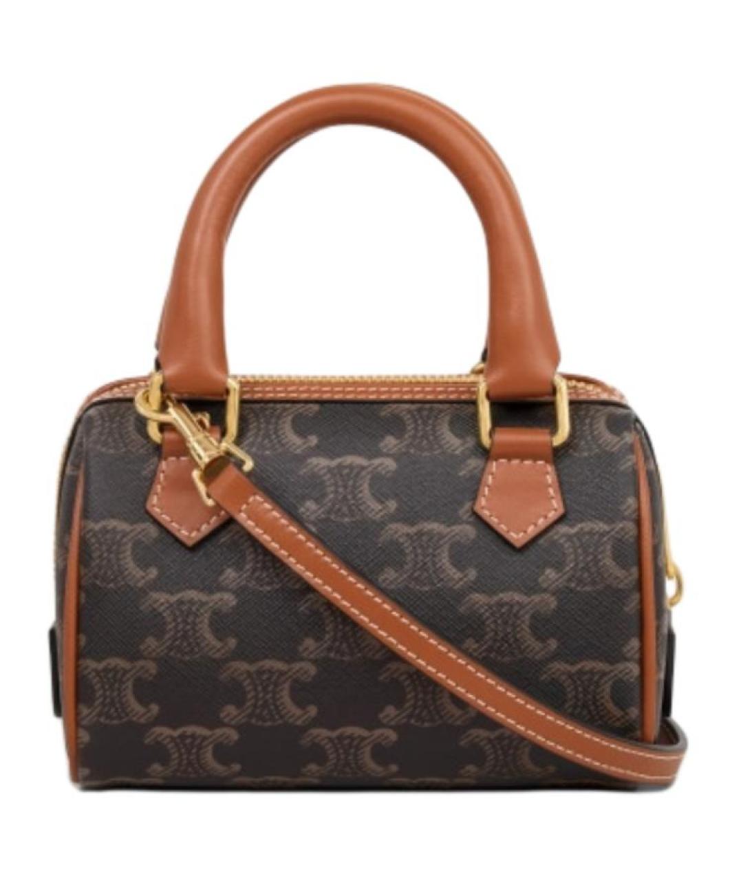 CELINE Коричневая сумка через плечо, фото 3