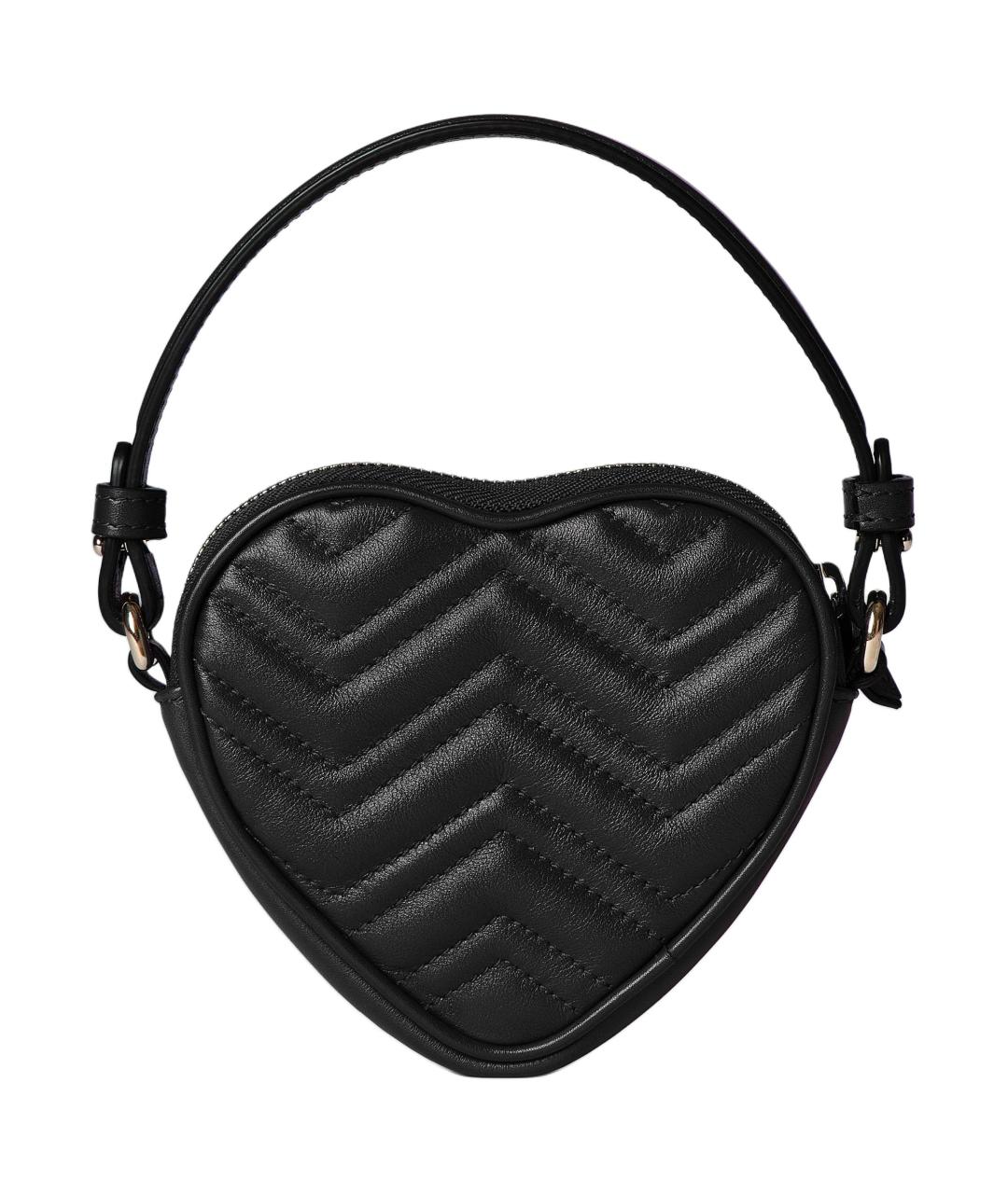 GUCCI Черная кожаная сумка через плечо, фото 5