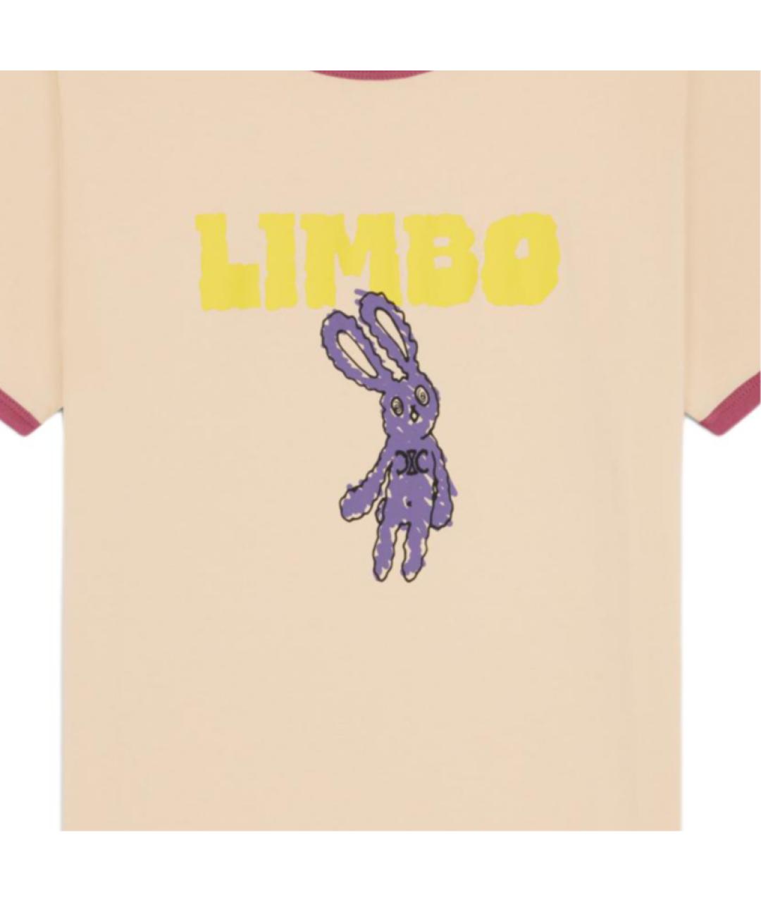 CELINE Мульти хлопковая футболка, фото 3