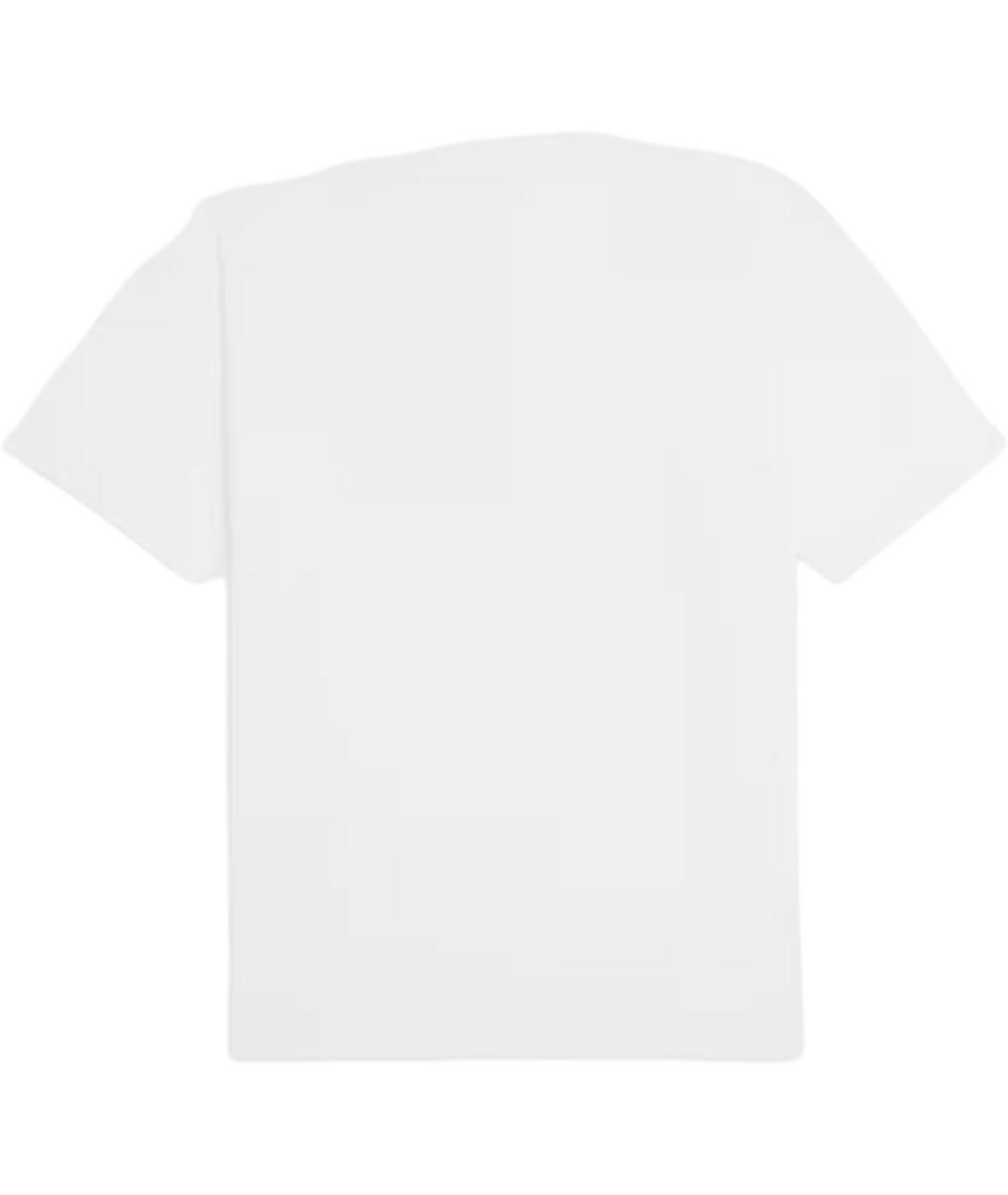 CELINE Белая хлопковая футболка, фото 2