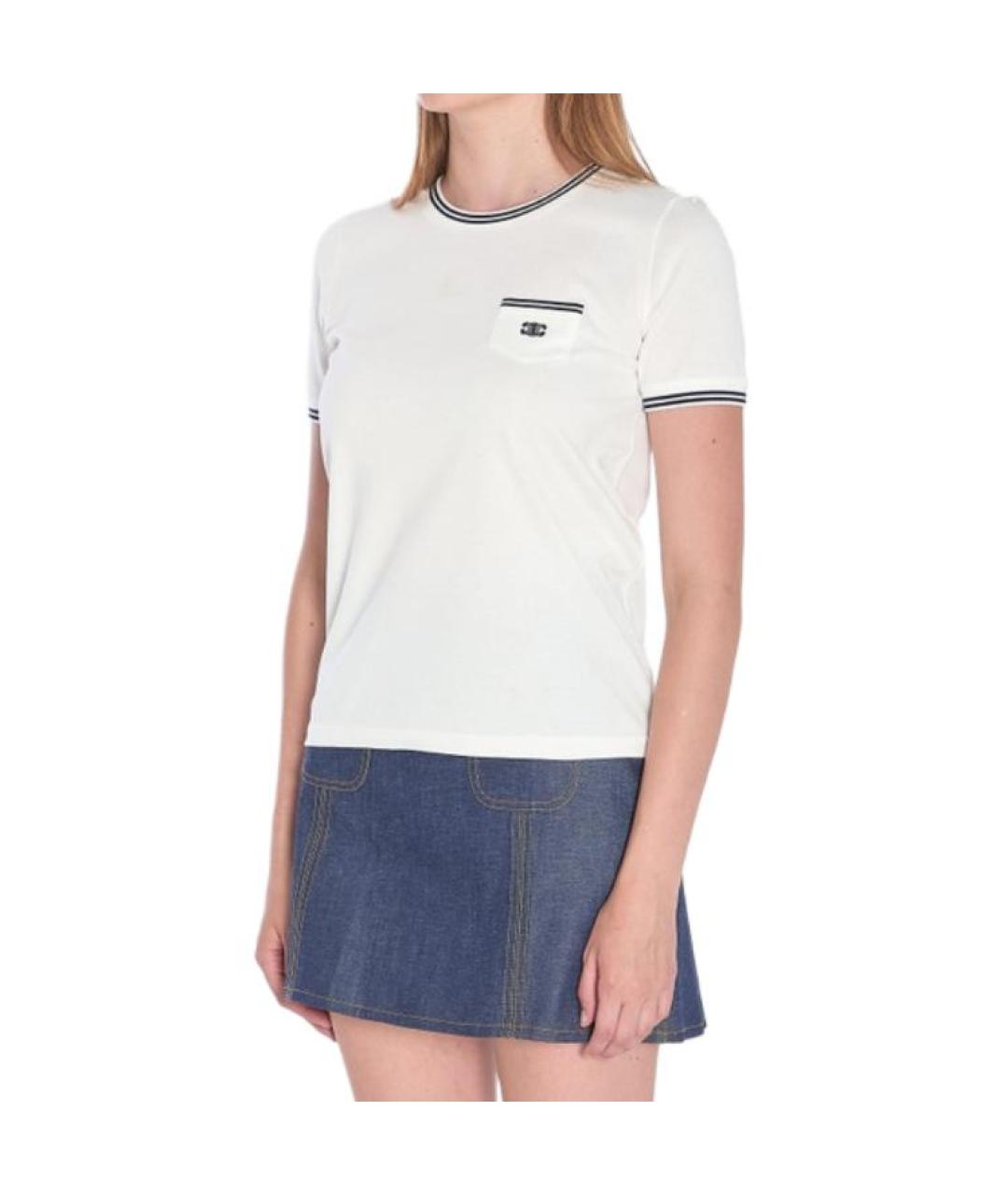 CELINE Белая футболка, фото 4