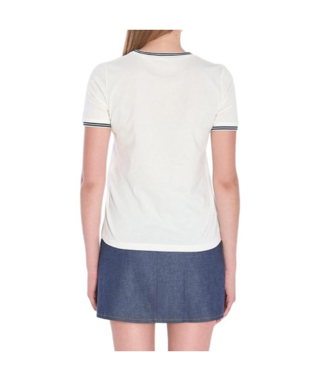 CELINE Белая футболка, фото 3