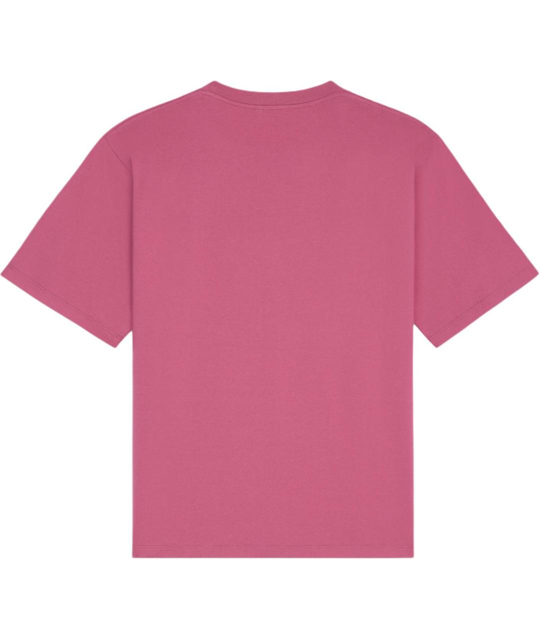 CELINE Розовая хлопковая футболка, фото 2