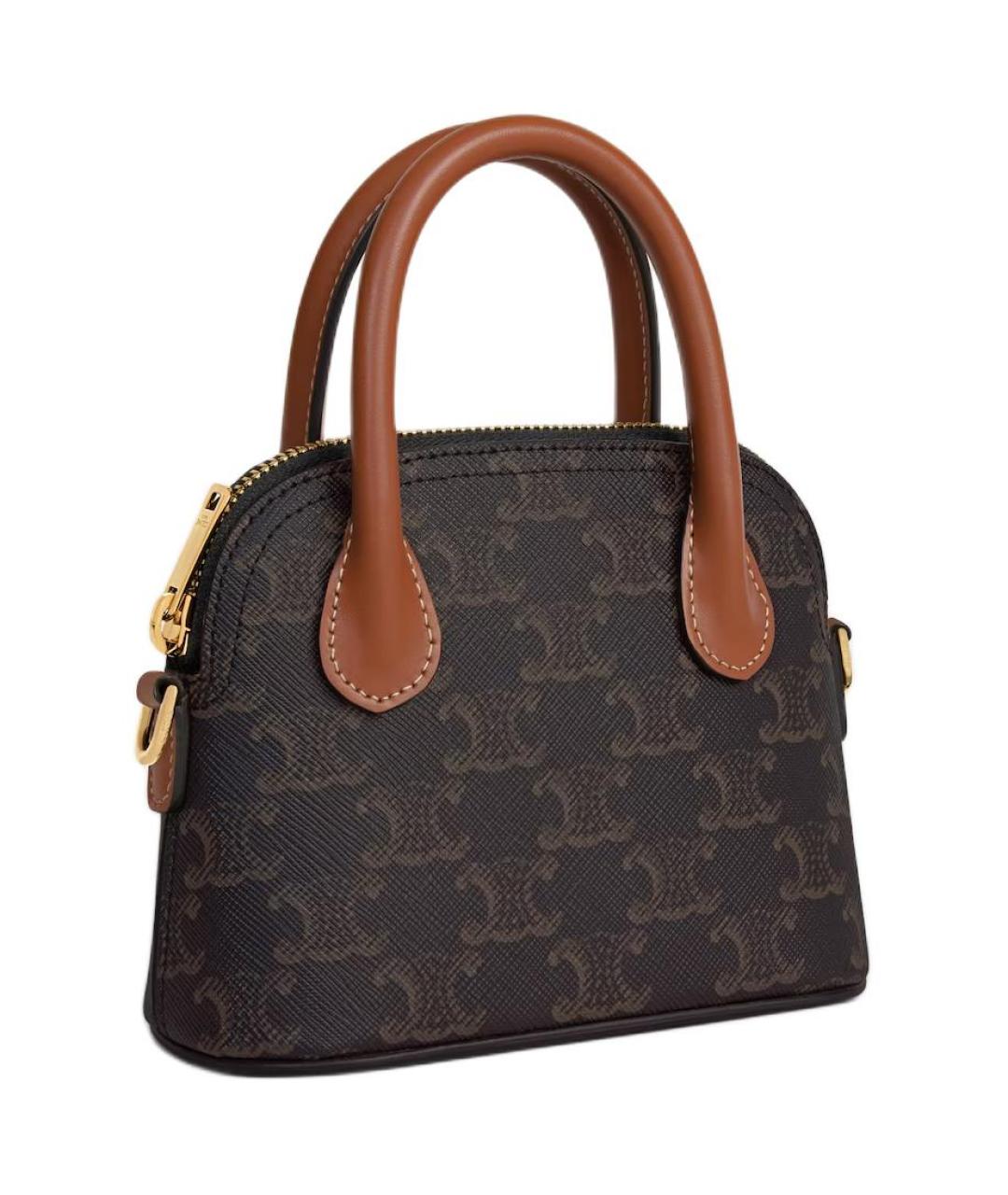 CELINE Коричневая сумка через плечо, фото 3