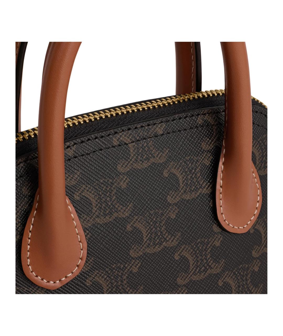 CELINE Коричневая сумка через плечо, фото 5