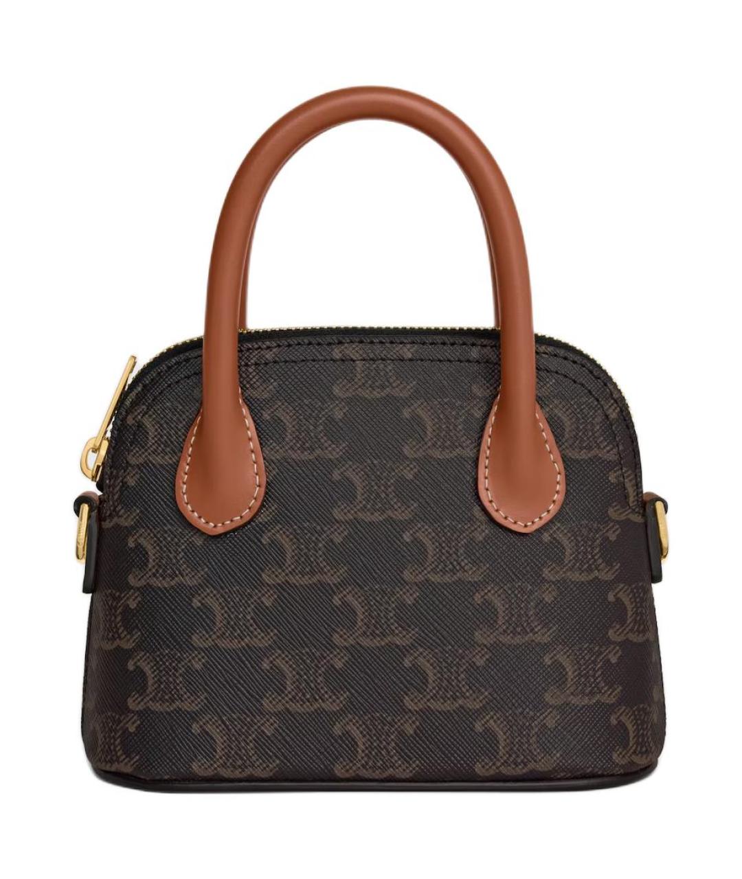 CELINE Коричневая сумка через плечо, фото 4