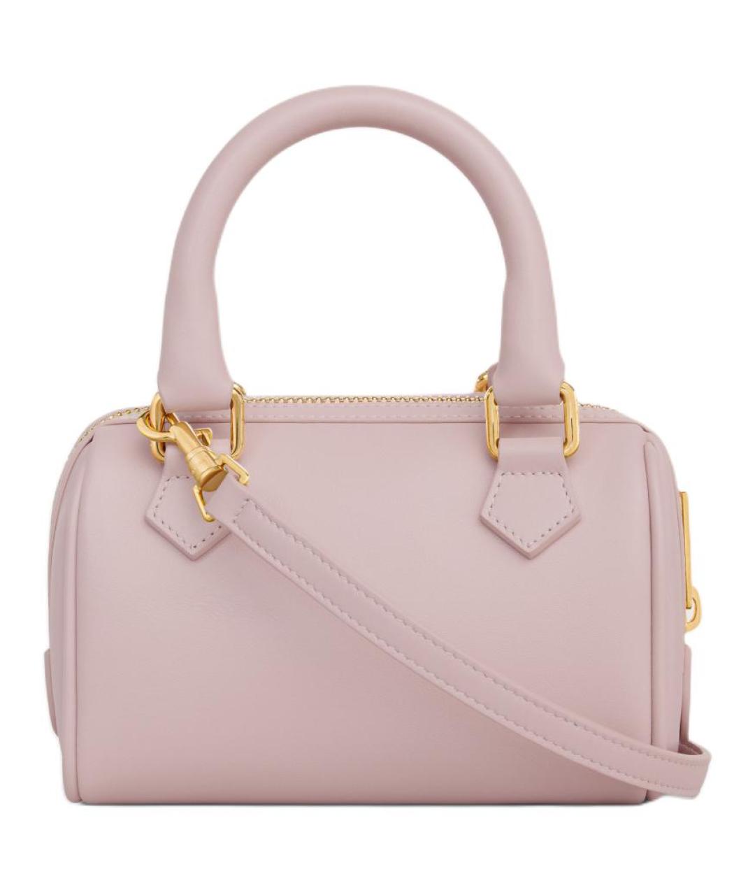 CELINE Розовая кожаная сумка через плечо, фото 3