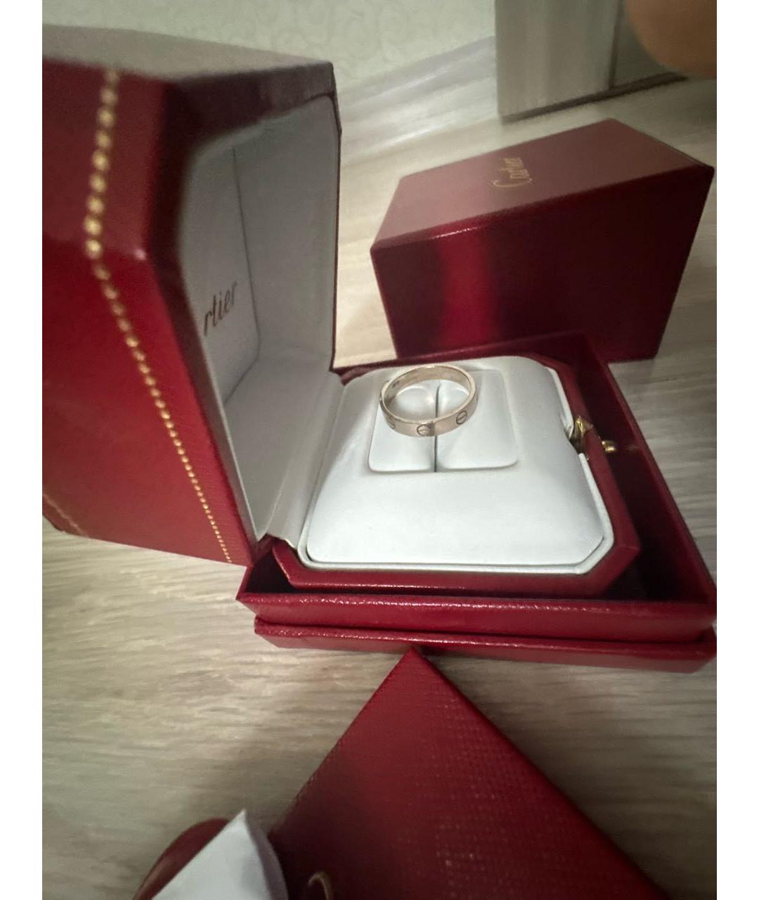 CARTIER Серебряное кольцо из белого золота, фото 4