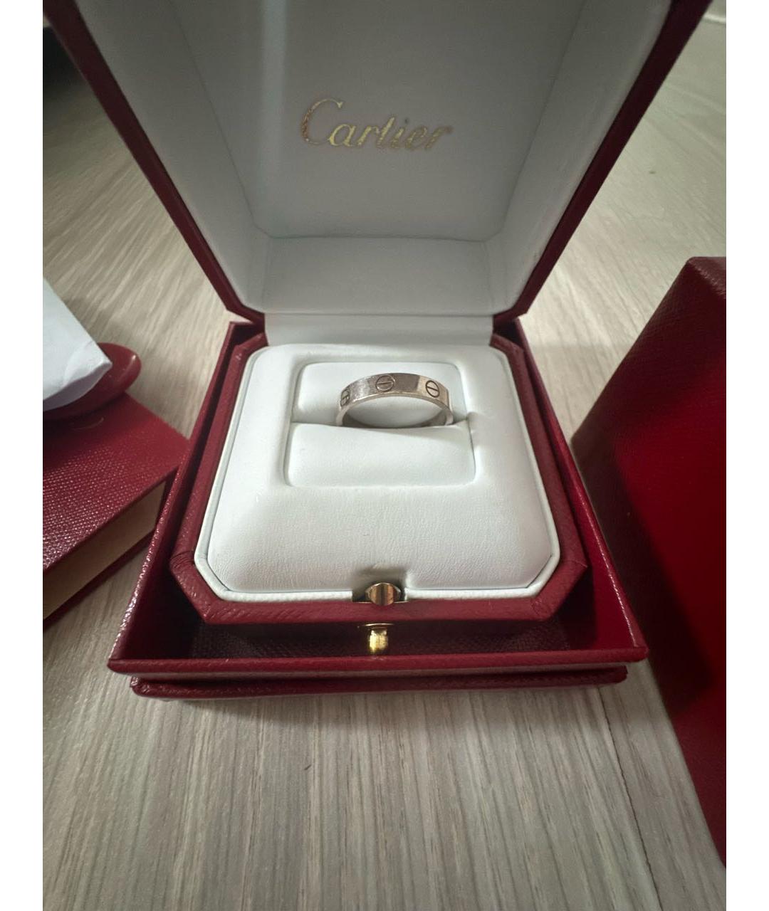 CARTIER Серебряное кольцо из белого золота, фото 3