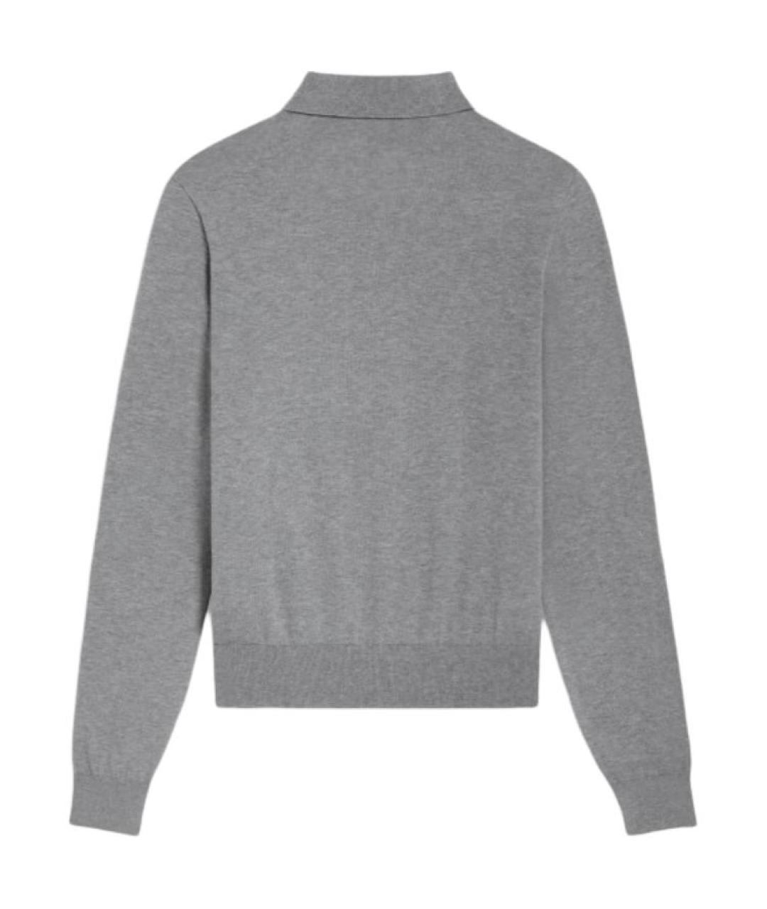 CELINE Серый хлопковый джемпер / свитер, фото 2