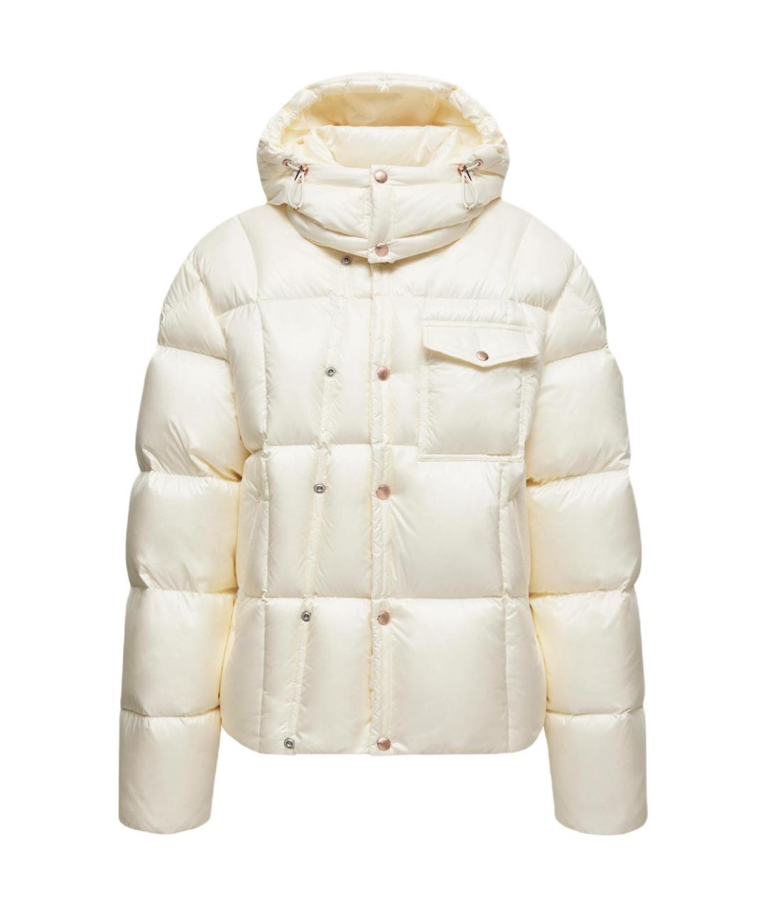 MONCLER Бежевый пуховик, фото 1