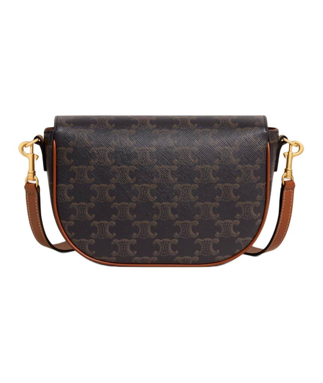 CELINE Коричневая сумка через плечо, фото 3