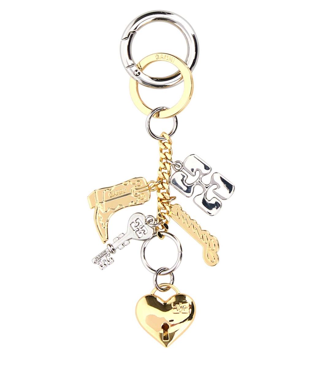 GANNI Золотой брелок, фото 1