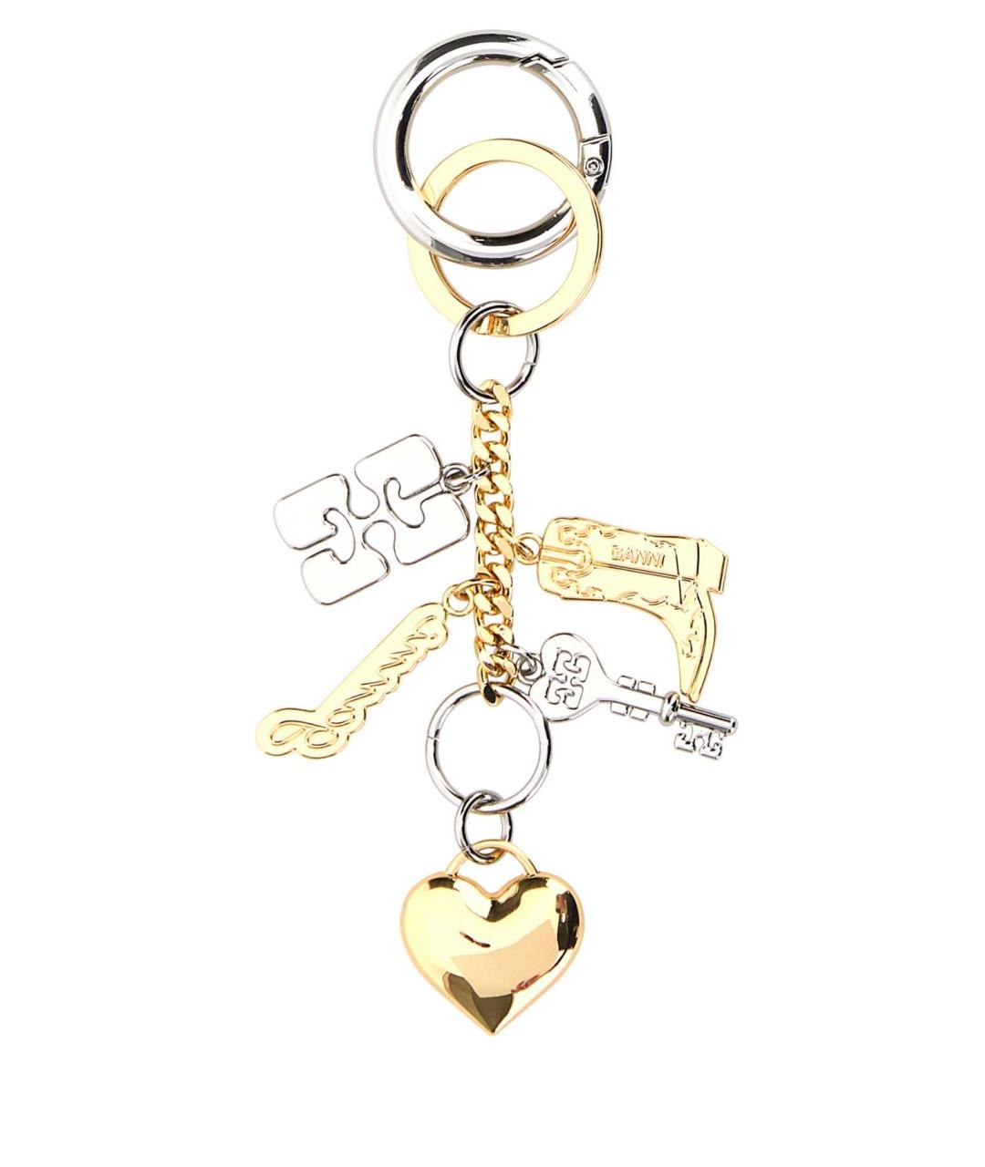 GANNI Золотой брелок, фото 2