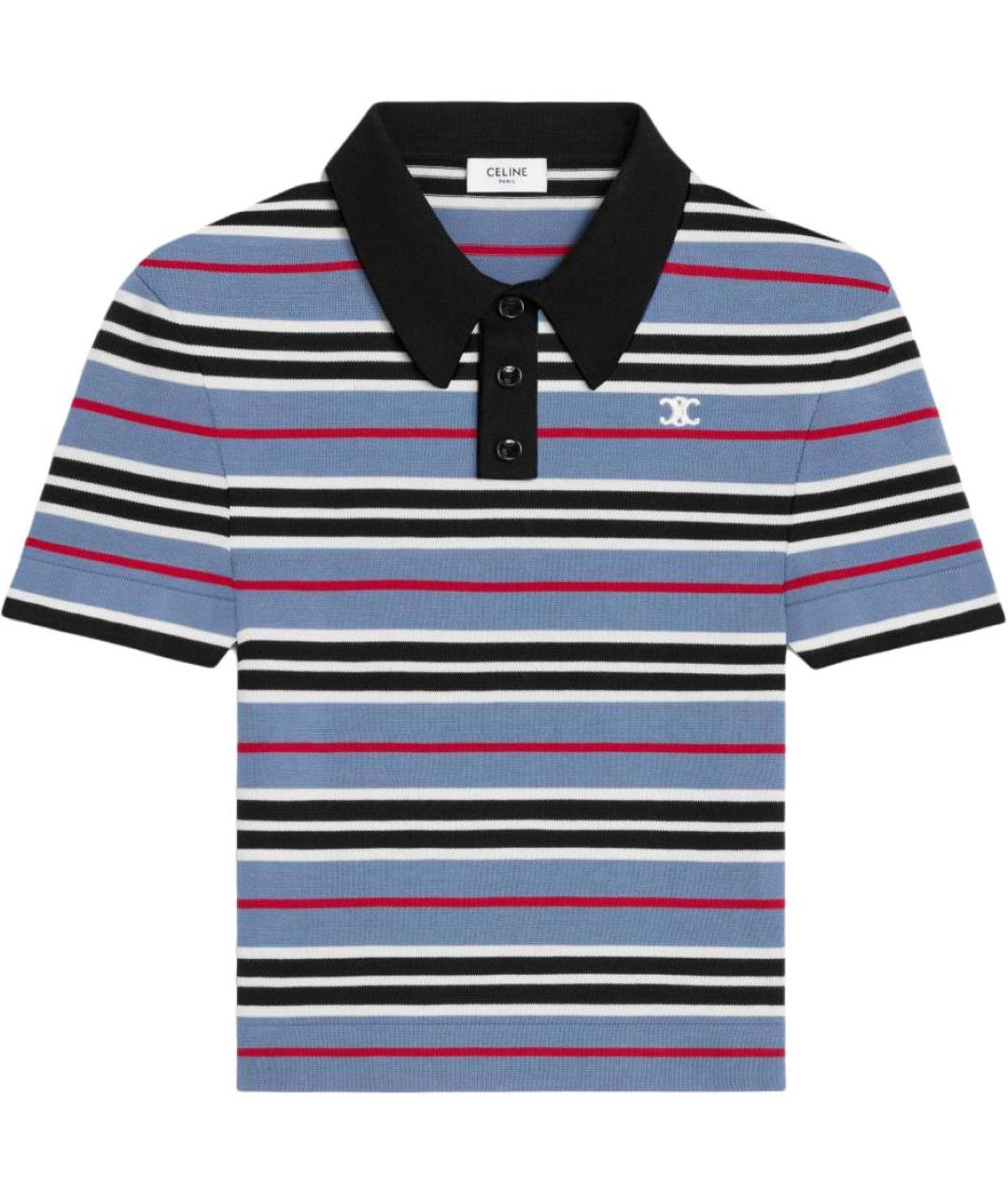 CELINE Мульти хлопковая футболка, фото 1