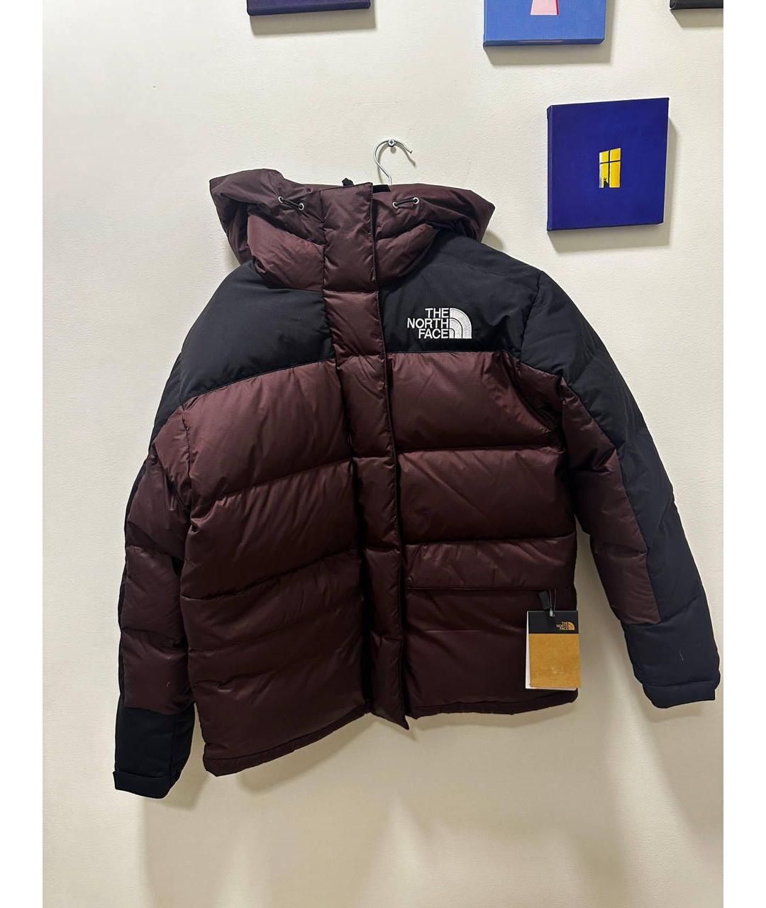 THE NORTH FACE Бордовый полиэстеровый пуховик, фото 2