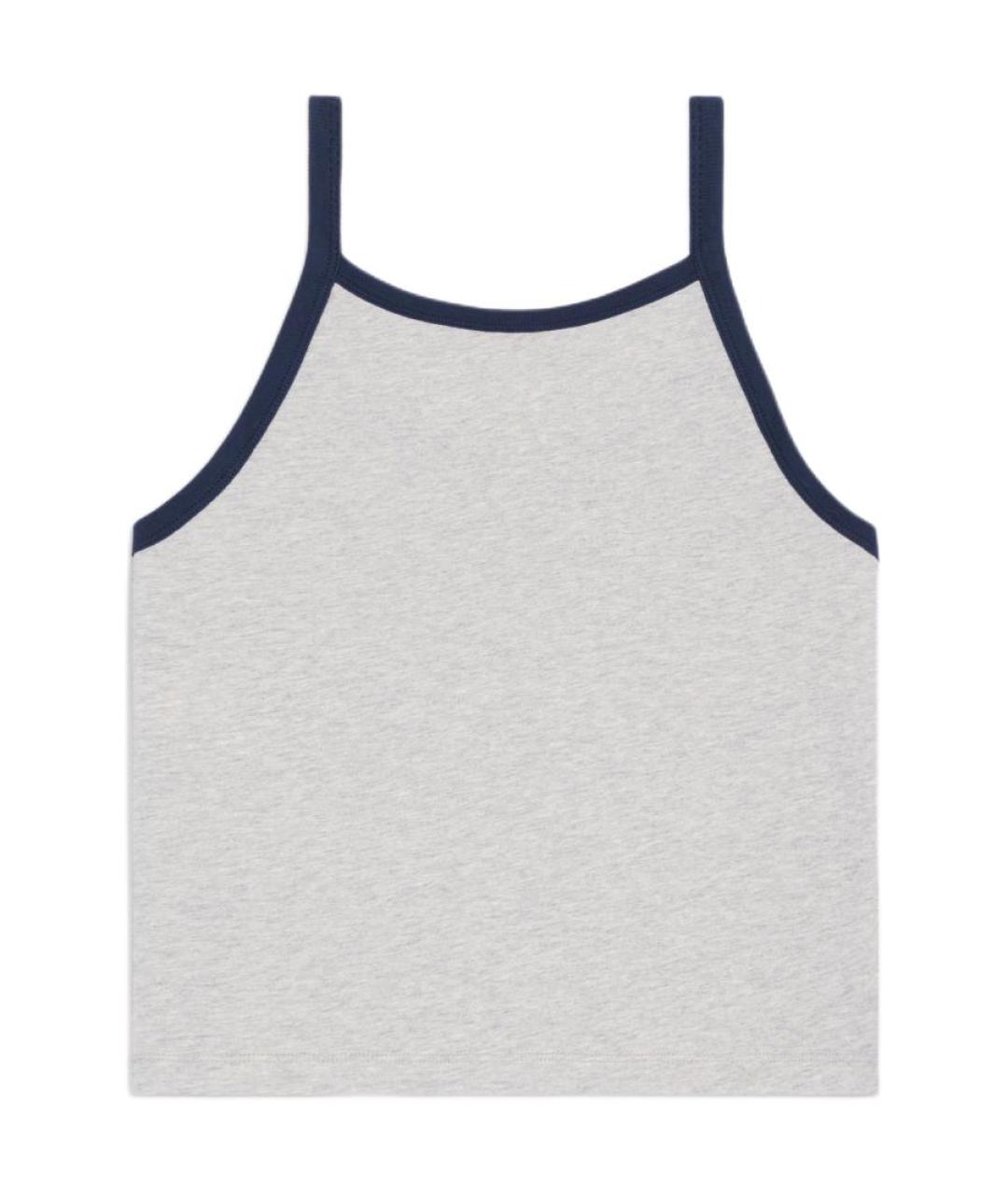 CELINE Серая хлопковая майка, фото 2