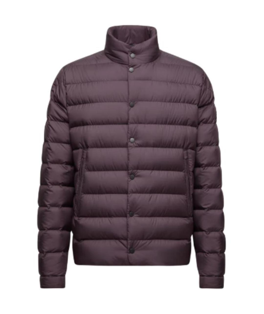 MONCLER Бордовый пуховик, фото 1