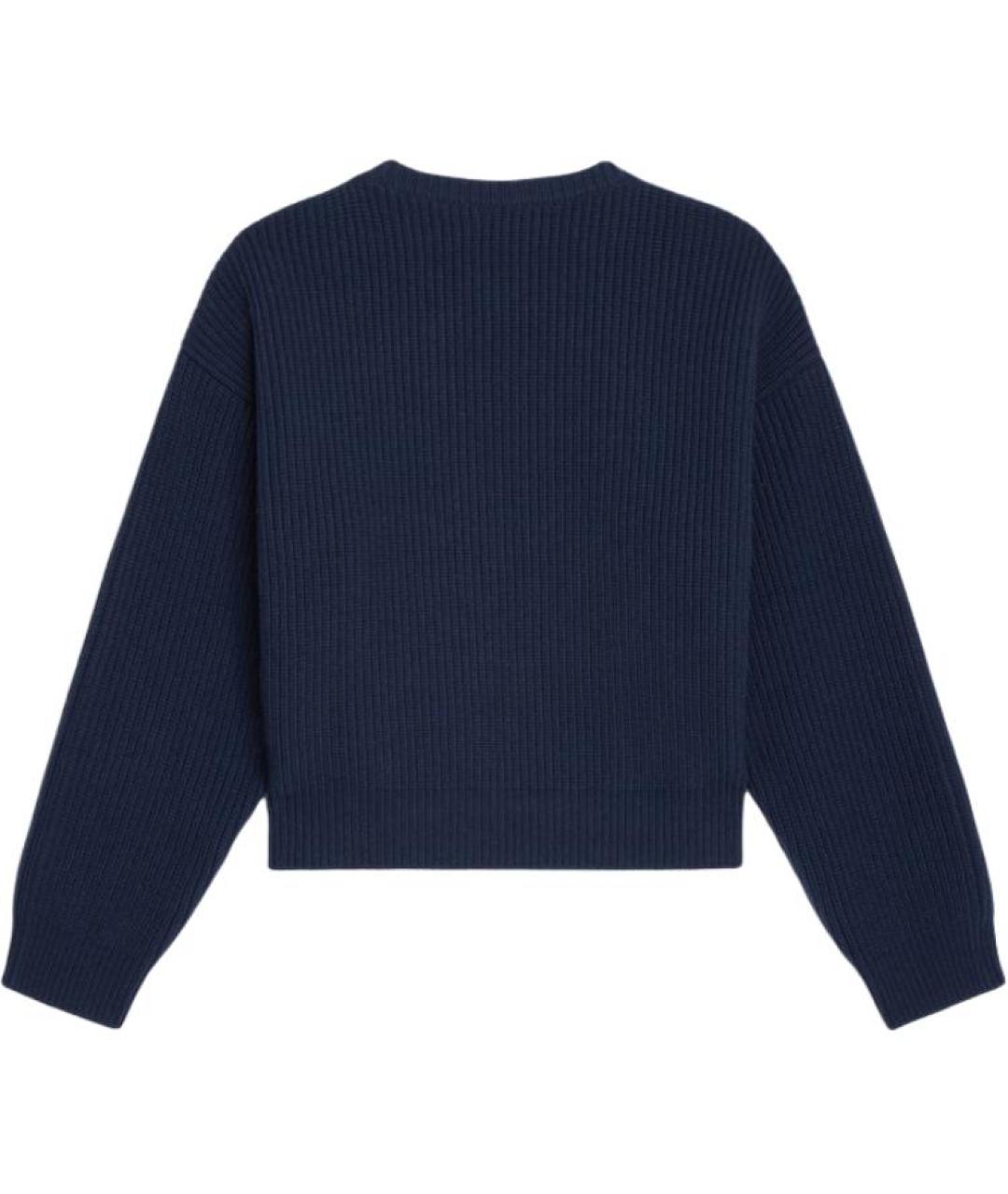 CELINE Синий шерстяной джемпер / свитер, фото 2