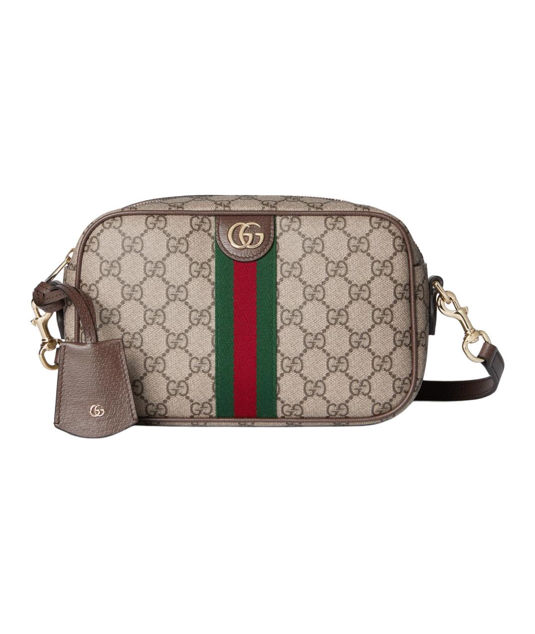 GUCCI Коричневая сумка через плечо, фото 1