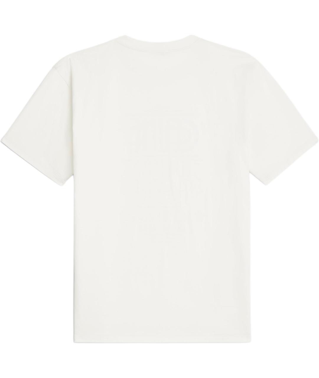 CELINE Белая хлопковая футболка, фото 2