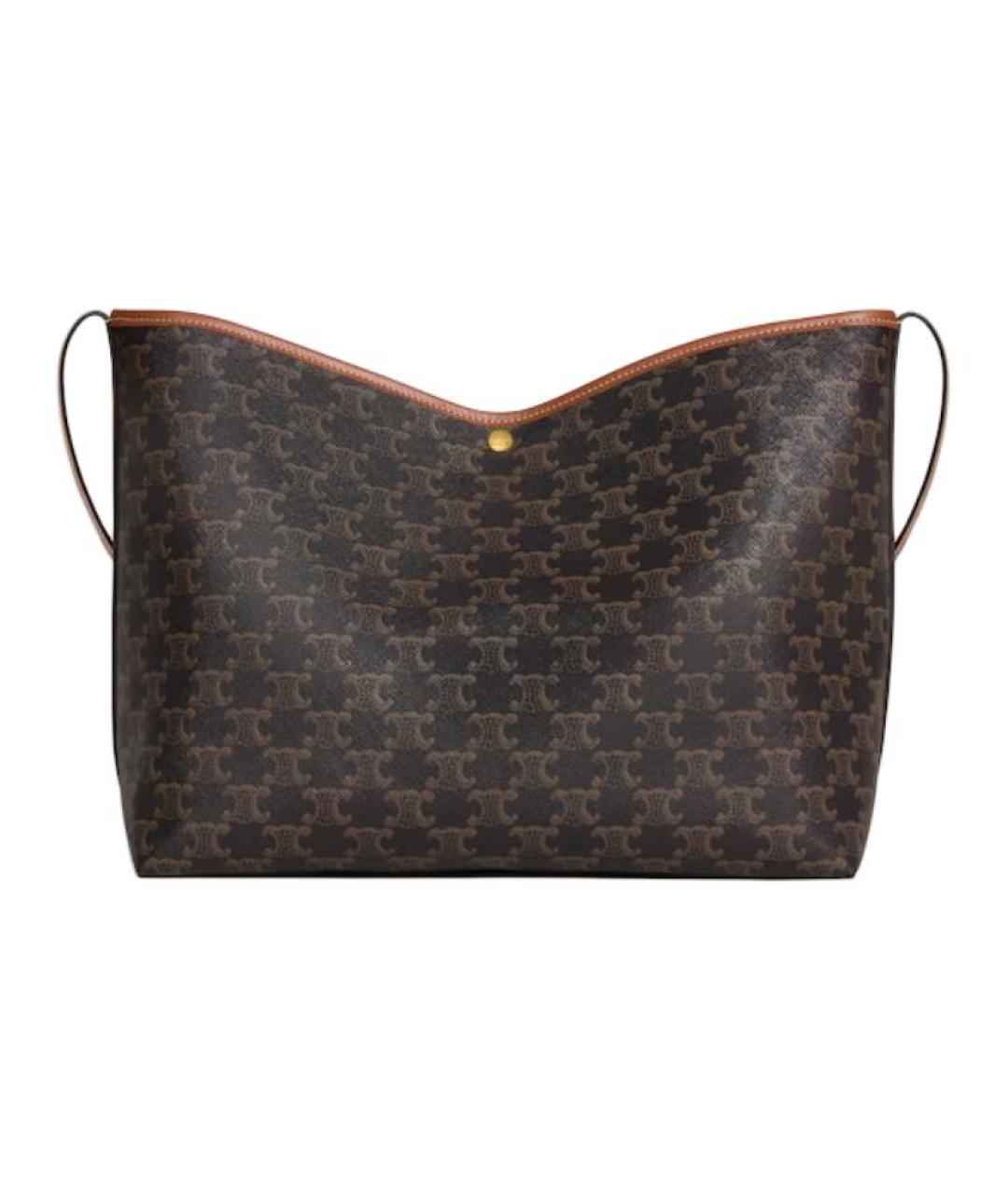 CELINE Коричневая сумка через плечо, фото 3