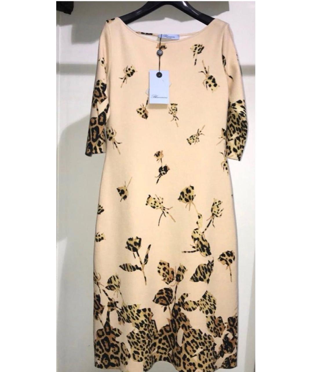 BLUMARINE Мульти вискозное платье, фото 3