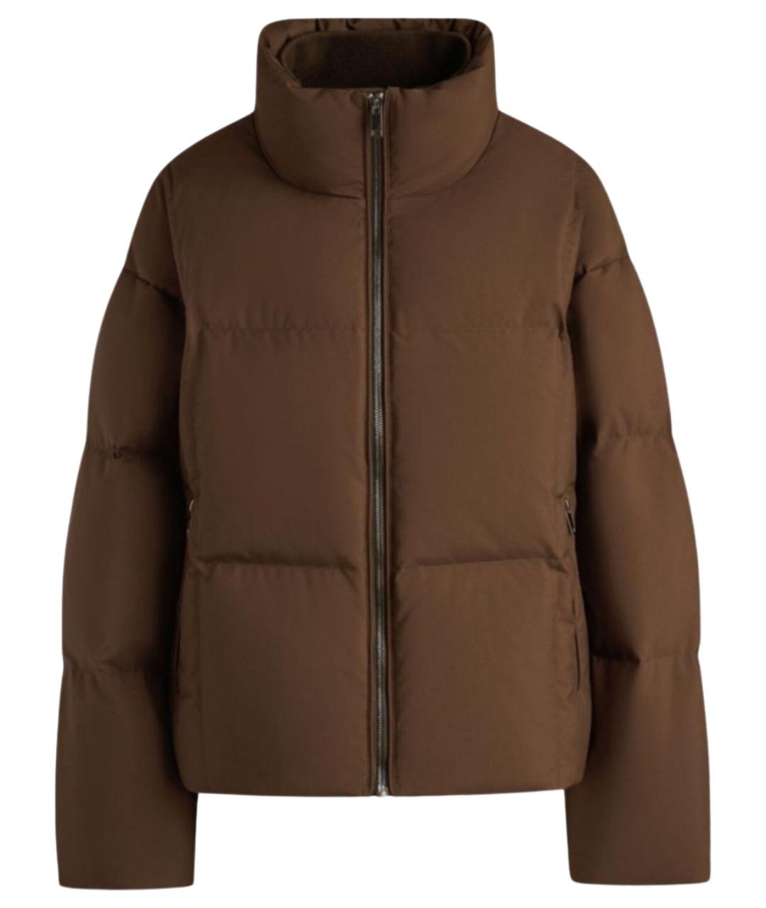 12 STOREEZ Коричневый полиэстеровый пуховик, фото 1
