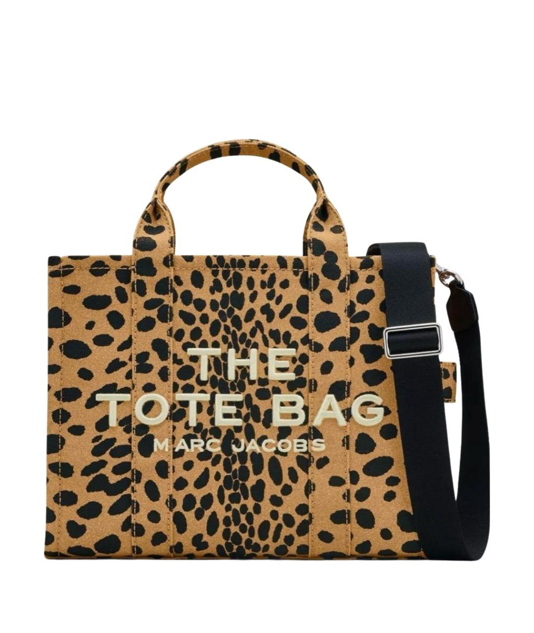 MARC JACOBS Коричневая хлопковая сумка с короткими ручками, фото 1