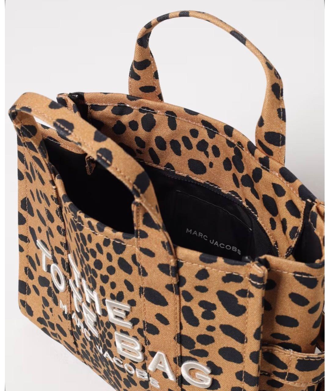 MARC JACOBS Коричневая хлопковая сумка с короткими ручками, фото 2