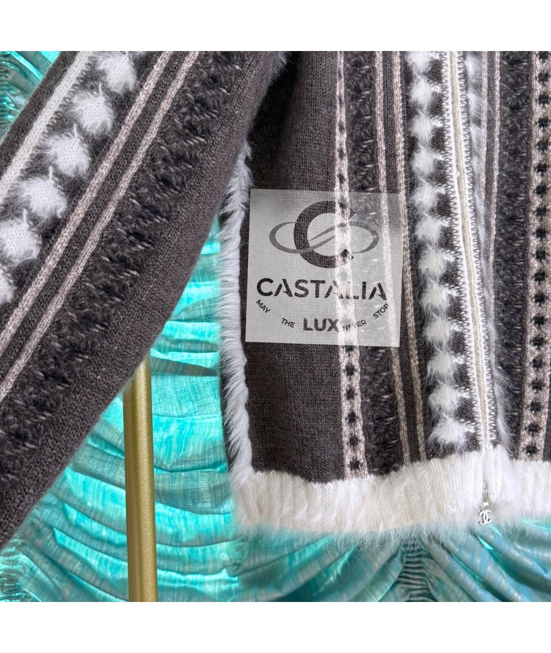 CHANEL Бежевый шерстяной жакет/пиджак, фото 7