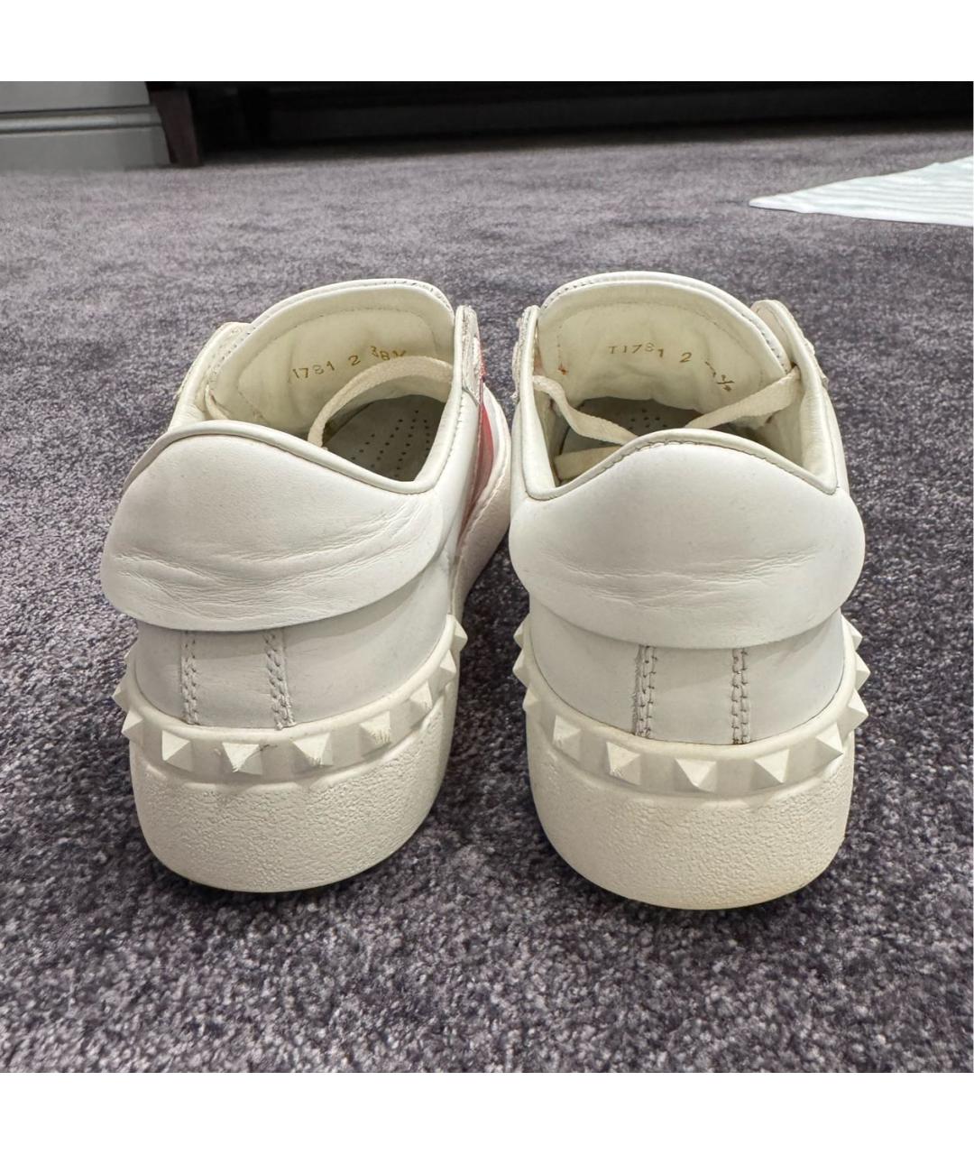 VALENTINO Белые кожаные кеды, фото 4