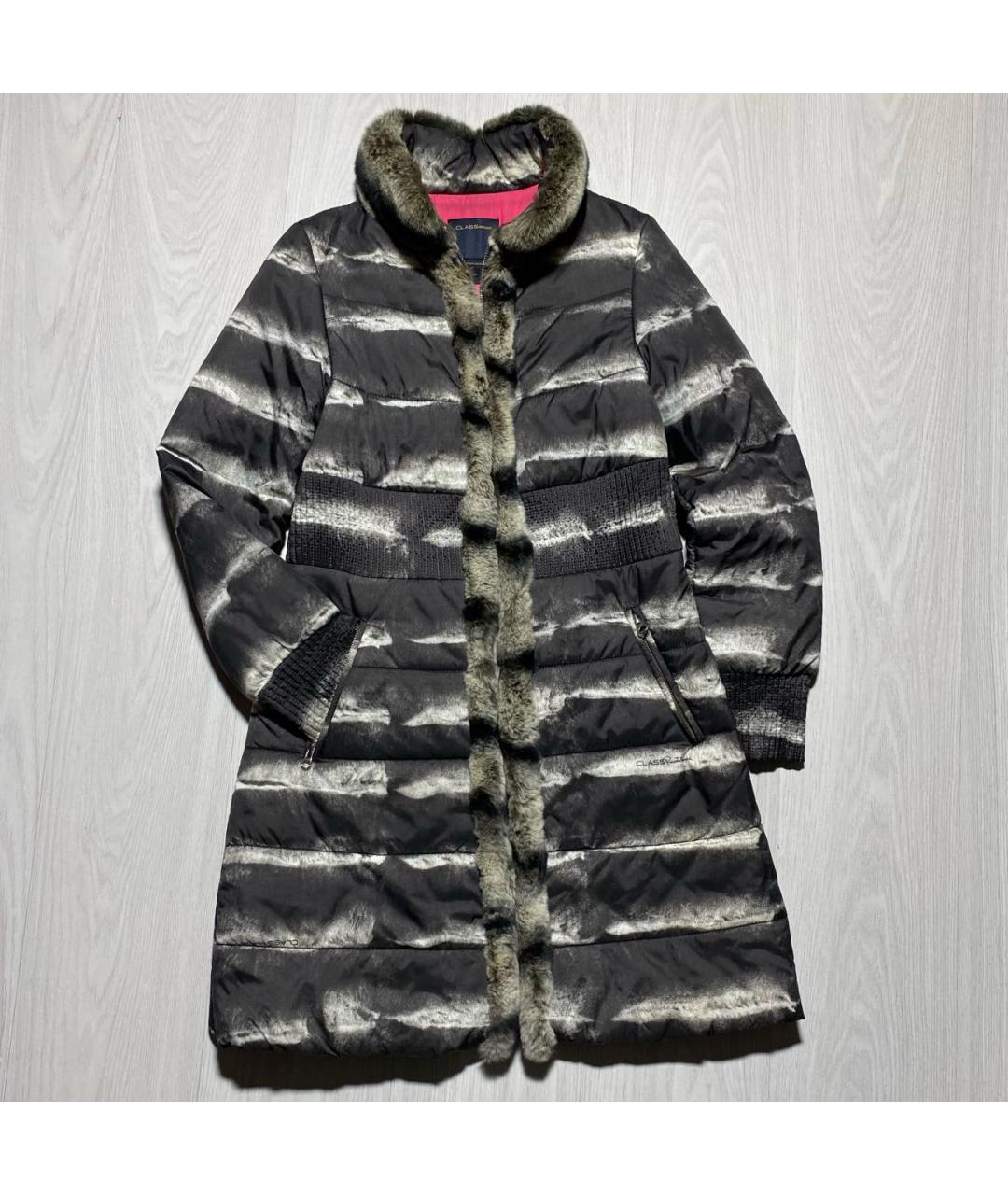 ROBERTO CAVALLI Антрацитовая парка, фото 9