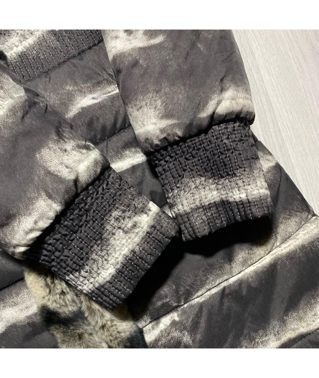 ROBERTO CAVALLI Антрацитовая парка, фото 7