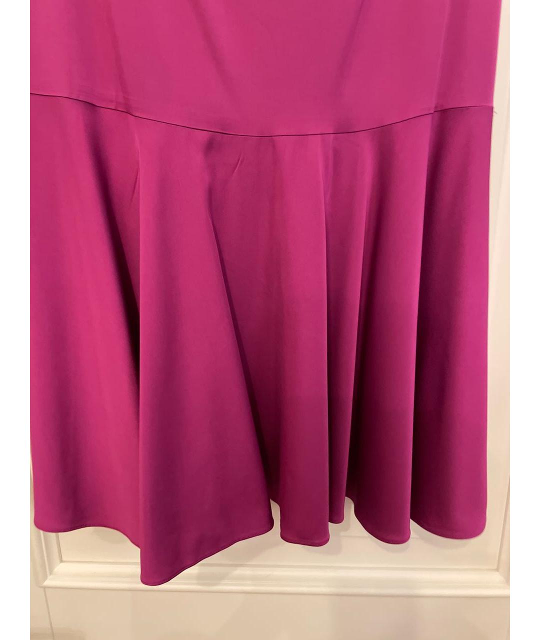 STELLA MCCARTNEY Фиолетовая шелковая юбка миди, фото 4