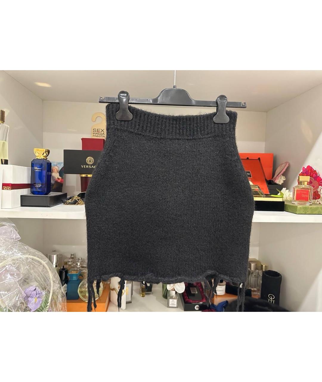 VETEMENTS Черная юбка миди, фото 2