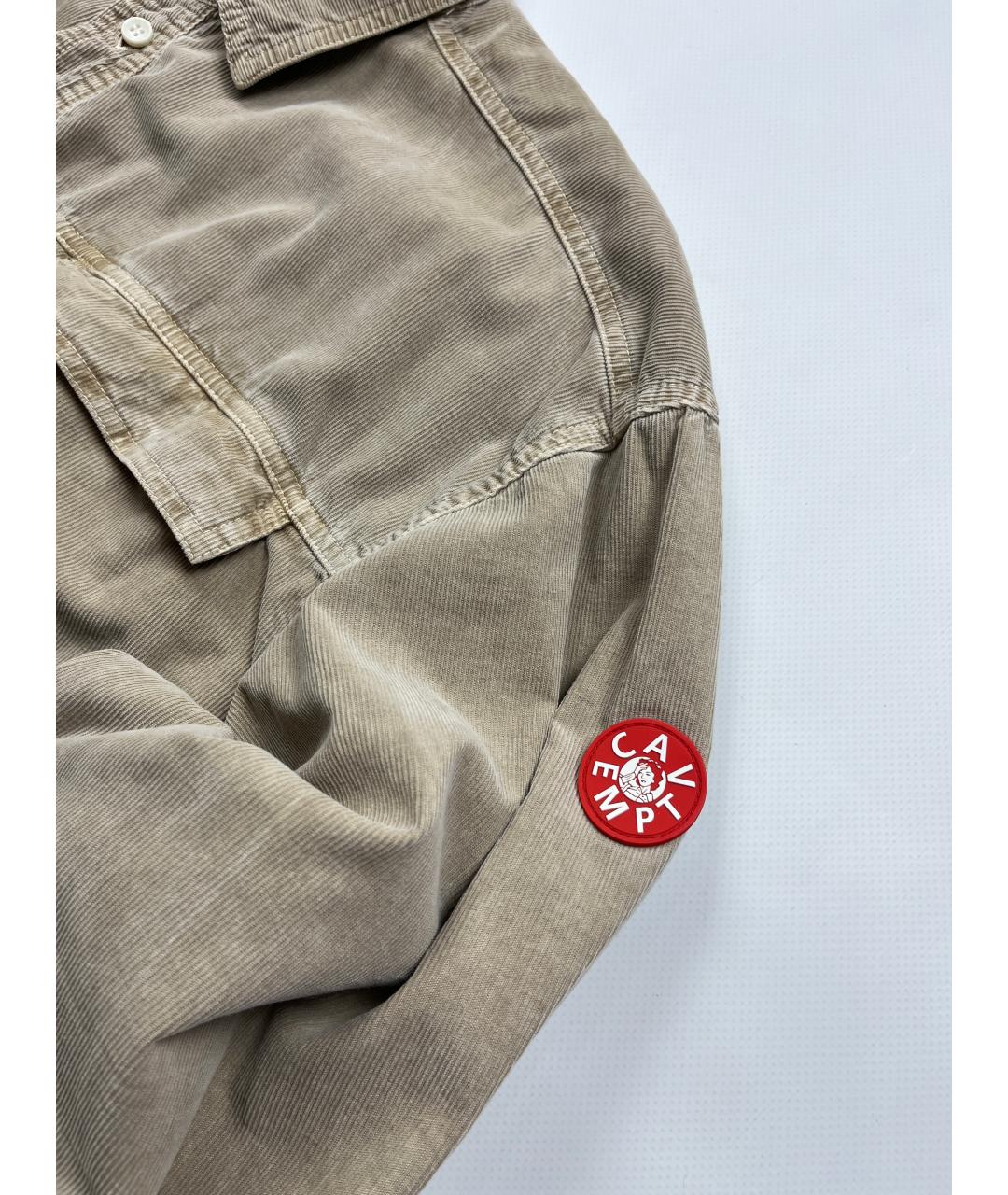 CAV EMPT Бежевая хлопковая кэжуал рубашка, фото 6